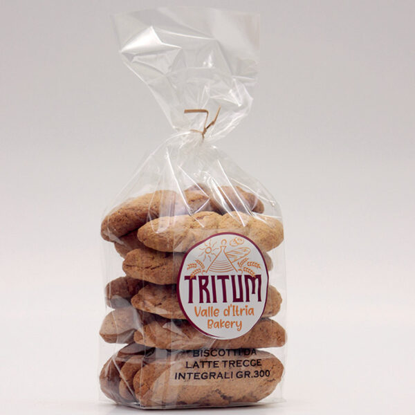 Biscotti da latte trecce integrali