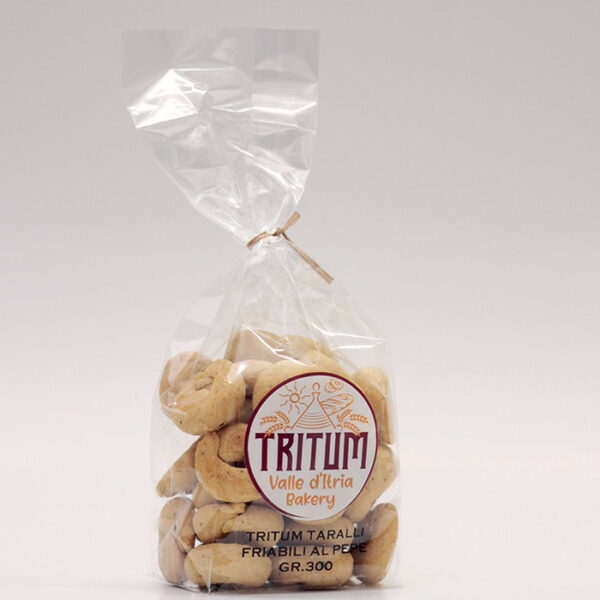 Taralli friabili al pepe