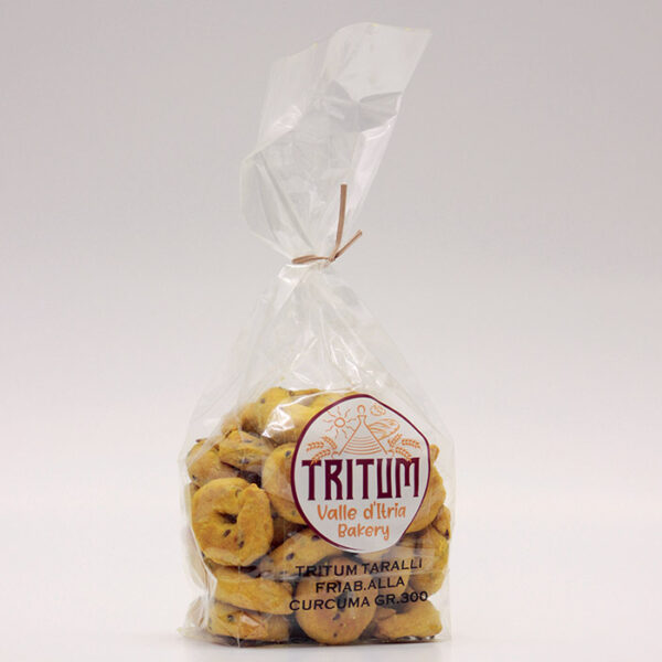 Taralli friabili alla curcuma