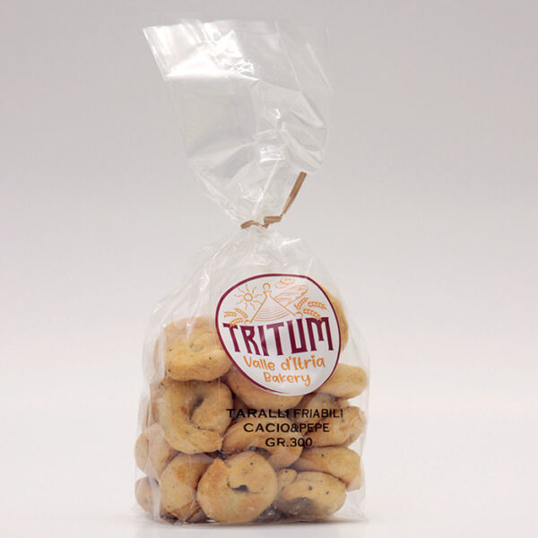 Taralli friabili cacio&pepe